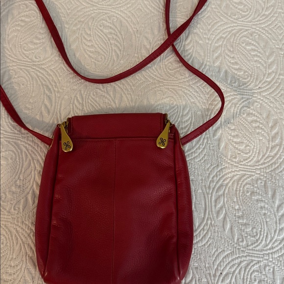 HOBO Elegant Red Leather Crossbody Bag - Picture 4 of 5